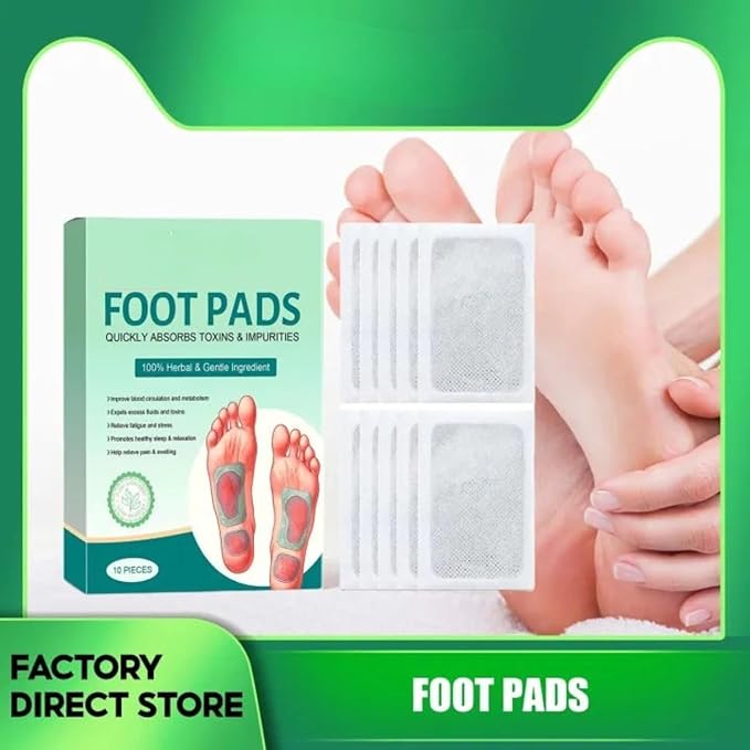 100% Herbal & Gentle ™ Ingredient Detox Foot Pads (BUY 1 GET 1 FREE ) 20PCS